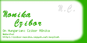 monika czibor business card